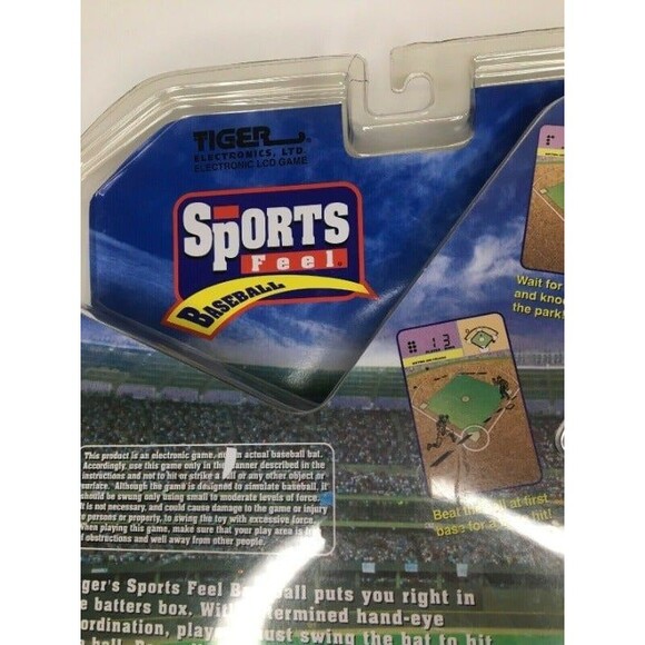 VTG Tiger Electronics Handheld Sports Feel Baseball 1998 Model 66-002 SEALED - Picture 5 of 6
